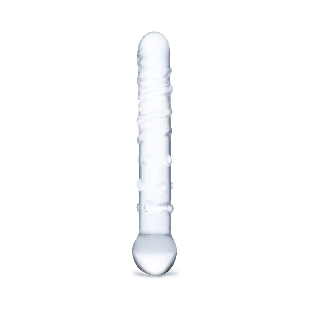 Glas 7 in. Callisto Clear Glass Dildo