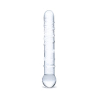 Glas 7 in. Callisto Clear Glass Dildo