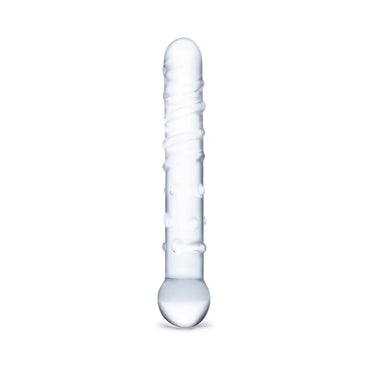 Glas 7 in. Callisto Clear Glass Dildo