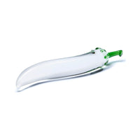 Glas 8.25 in. Glass Naturals Chili Pepper Dildo