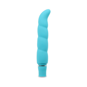 Blush Luxe Purity G Silicone Slimline G-Spot Vibrator Aqua