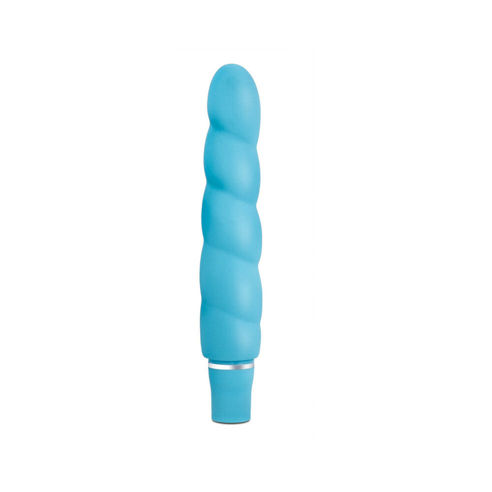 Blush Luxe Anastasia Silicone Slimline Vibrator Aqua