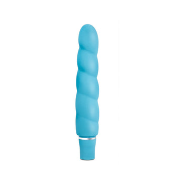 Blush Luxe Anastasia Silicone Slimline Vibrator Aqua