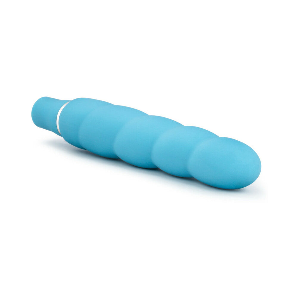 Blush Luxe Anastasia Silicone Slimline Vibrator Aqua