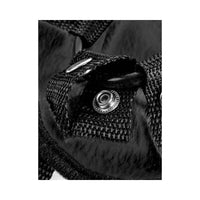 Pipedream Fetish Fantasy Series Adjustable Vibrating Plush Harness Black