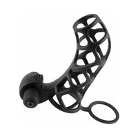 Pipedream Fantasy X-tensions Vibrating Extreme Silicone Power Cage Black