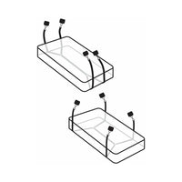 Pipedream Fetish Fantasy Series Limited Edition Wraparound Mattress Restraints Kit Black