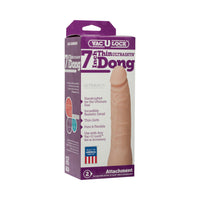 Vac-U-Lock- 7-Inch Thin Dong - ULTRASKYN White