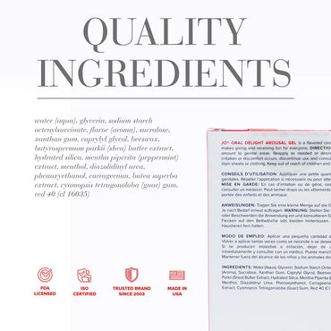 JO Oral Delight - Strawberry -  1 fl oz / 30 ml