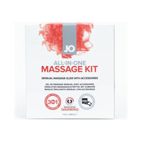JO All-In-One Massage Glide Kit - Warming (Silicone-Based) 1 fl oz / 30 ml
