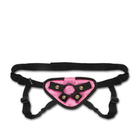 Lux Fetish Neoprene Strap-On Harness Pink