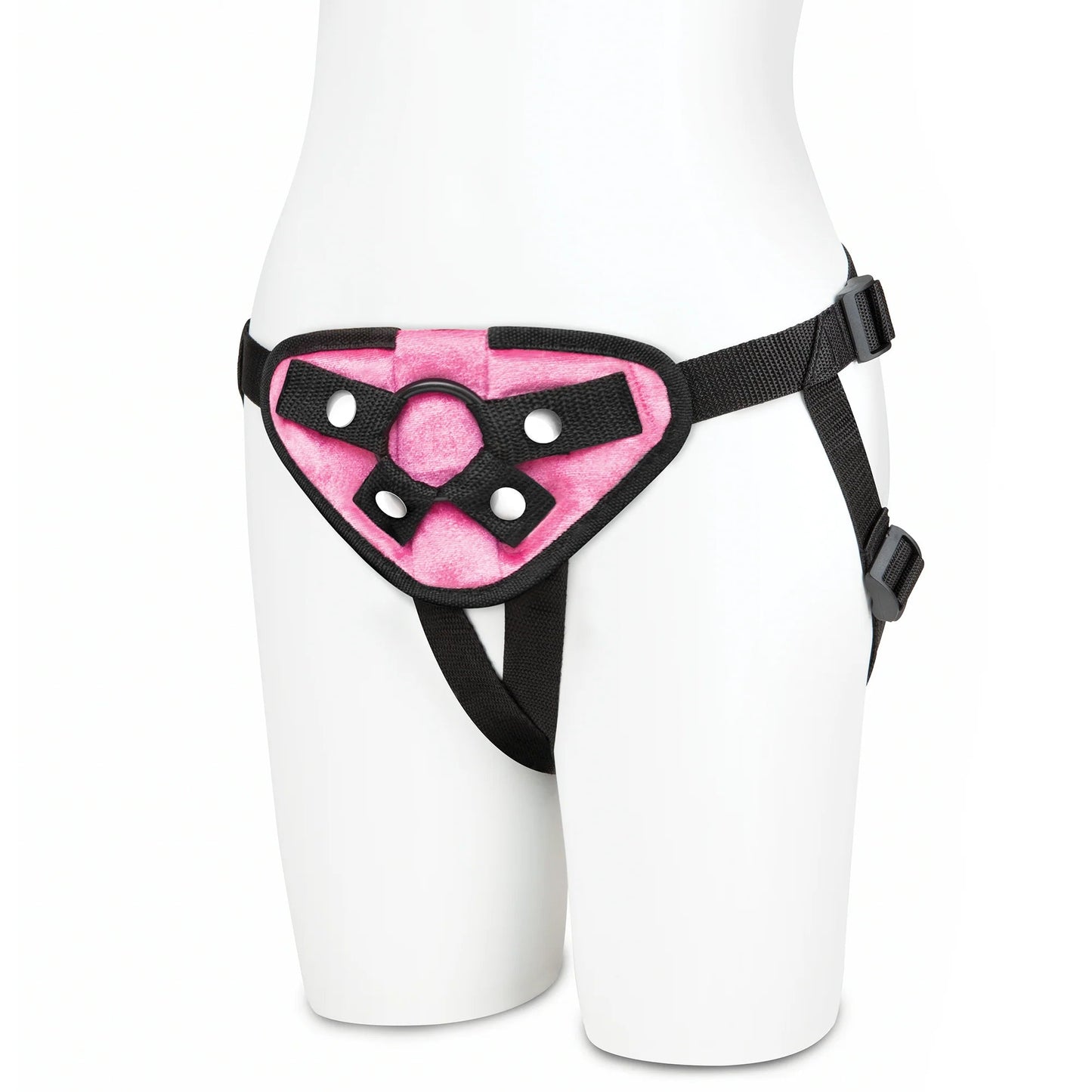 Lux Fetish Neoprene Strap-On Harness Pink