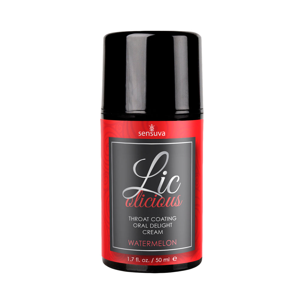 LicOLicious Throat Coating Oral Delight Cream Watermelon 1.7oz