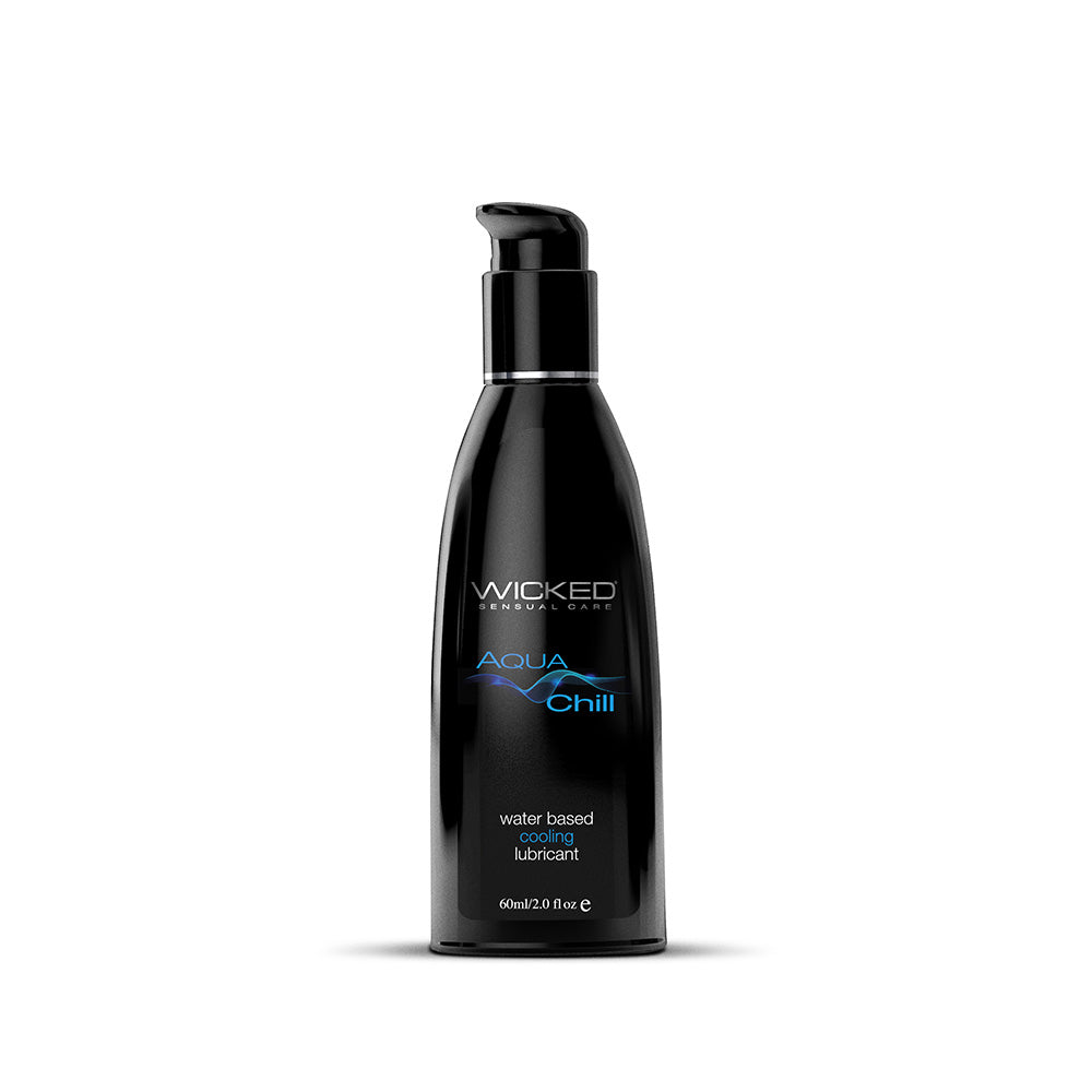 Wicked Aqua Chill Waterbased cooling sensatioln Lubricant 2oz.