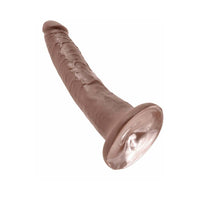 Pipedream King Cock 7 in. Cock Realistic Dildo With Suction Cup Brown