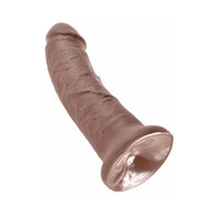 Pipedream King Cock 8 in. Cock Realistic Dildo With Suction Cup Brown