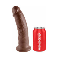 Pipedream King Cock 9 in. Cock Realistic Dildo With Suction Cup Brown