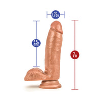 Blush Loverboy Manny The Fireman Realistic 7 in. Dildo with Balls & Suction Cup Tan