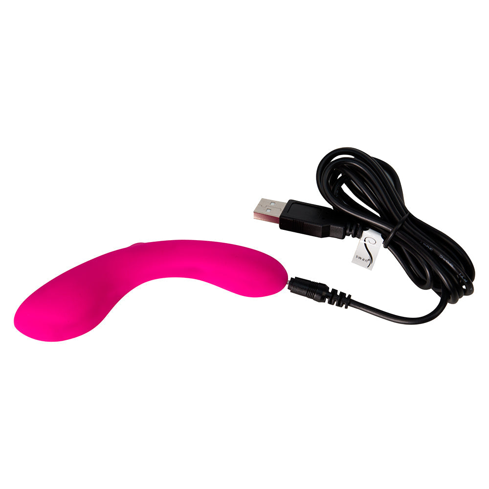 Swan Mini Massager Wand Rechargeable, Waterproof, Multispeed
