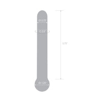 Glas 7 in. Straight Glass Dildo