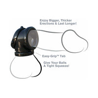 Pipedream Fantasy C-Ringz Rock Hard Cock Pipe Sling Black