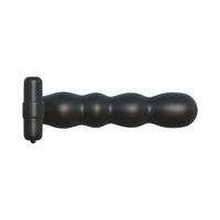 Pipedream Fantasy C-Ringz Posable Partner Double Penetrator Vibrating Silicone Dual Entry Cockring Black