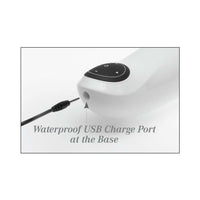 PDX Mega-Bator Pussy Rechargeable Rotating Thrusting Stroker With Hands-Free Suction Cup Clear/White