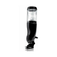 PDX Mega-Bator Ass Rechargeable Rotating Thrusting Stroker With Hands-Free Suction Cup Clear/Black