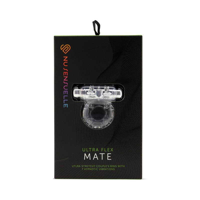 Nu Sensuelle Mate Flex Couple Ring Clear