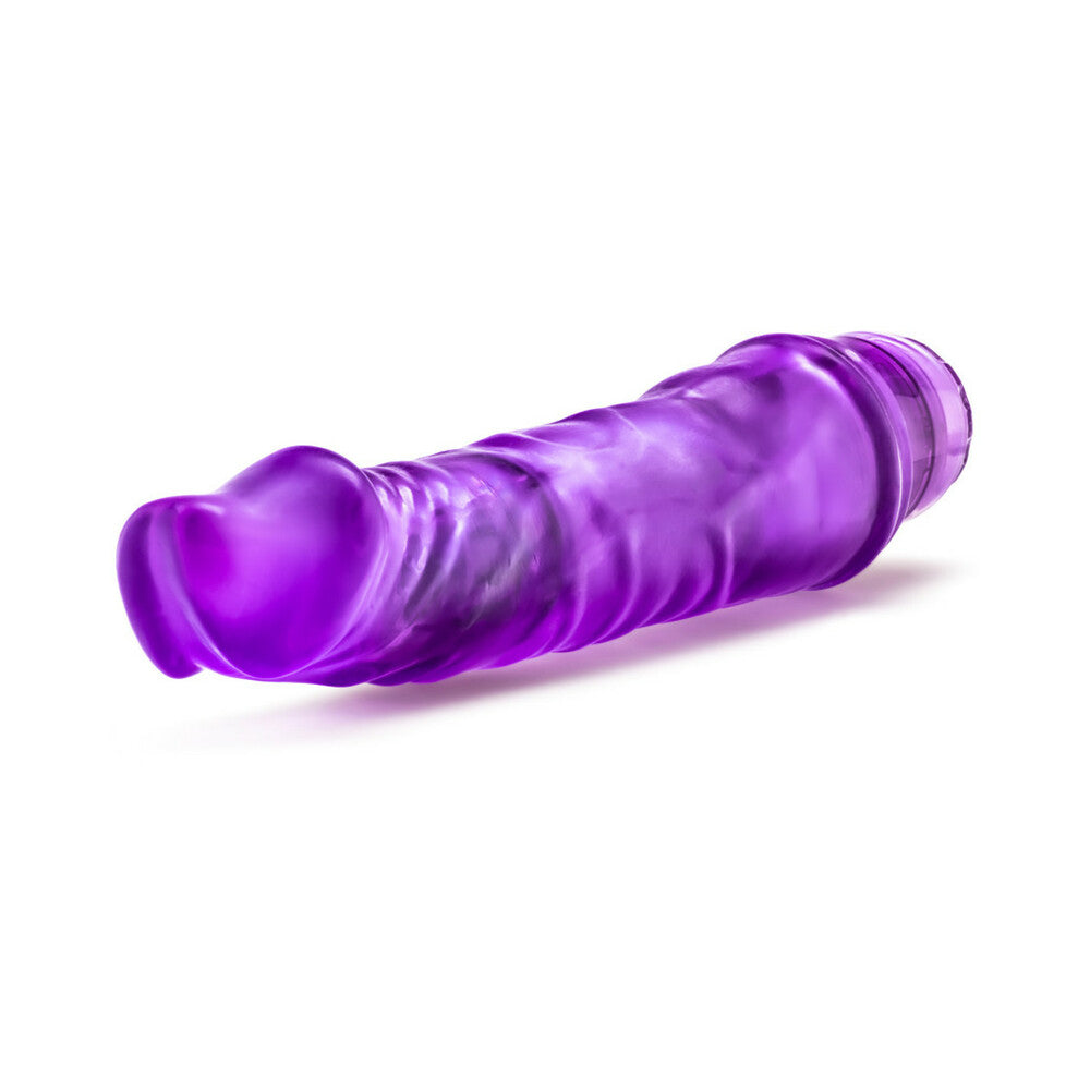 Blush B Yours Vibe 6 Realistic 9.25 in. Vibrating Dildo Purple