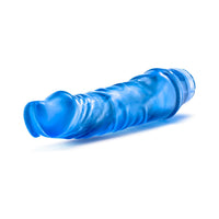 Blush B Yours Vibe 6 Realistic 9.25 in. Vibrating Dildo Blue