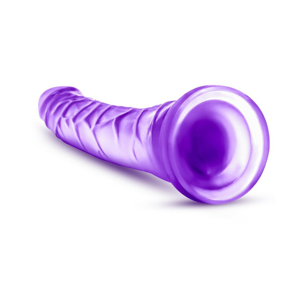 Blush B Yours Sweet 'n Hard 6 Realistic 8.5 in. Dildo with Suction Cup Purple