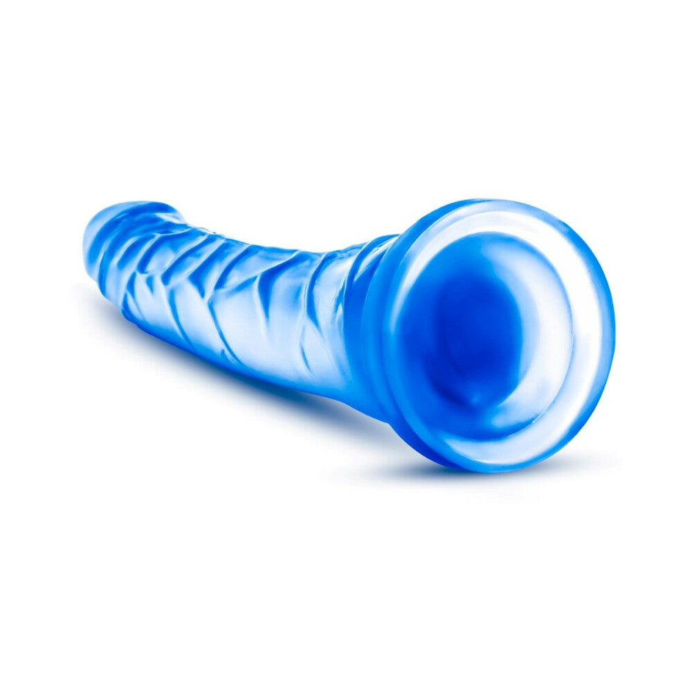 Blush B Yours Sweet 'n Hard 6 Realistic 8.5 in. Dildo with Suction Cup Blue