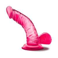 Blush B Yours Sweet 'n Hard 8 Realistic 6.5 in. Dildo with Balls & Suction Cup Pink