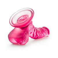 Blush B Yours Sweet 'n Hard 8 Realistic 6.5 in. Dildo with Balls & Suction Cup Pink