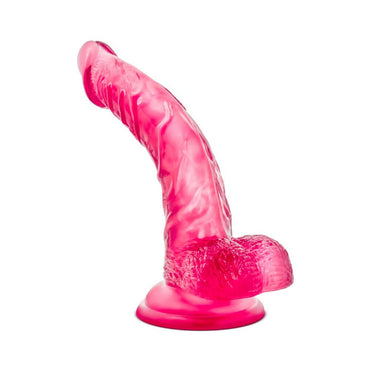 Blush B Yours Sweet 'n Hard 7 Realistic 8.5 in. Dildo with Balls & Suction Cup Pink