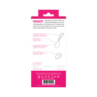 VeDO Peach Rechargeable Egg Vibe - Foxy Pink