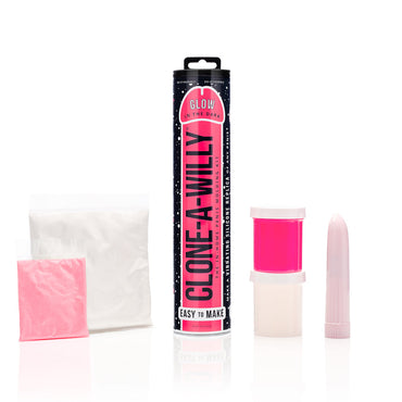 Clone-A-Willy Hot Pink Glow In The Dark
