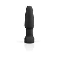 b-Vibe Rimming Rechargeable Remote-Controlled Vibrating Silicone Anal Plug with Rotating Beads Black