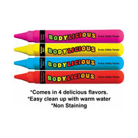Bodylicious Edible Body Pens 4pk Assorted Flavors