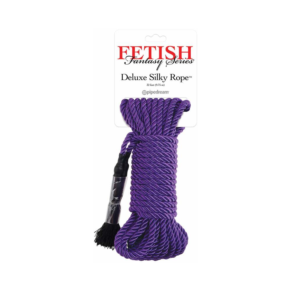 FF Deluxe Silk Rope - 32ft Purple Bondage Rope