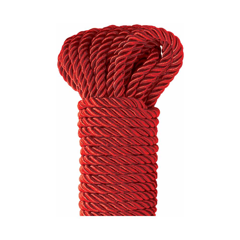 FF Deluxe Silk Rope - 32ft Red Bondage Rope