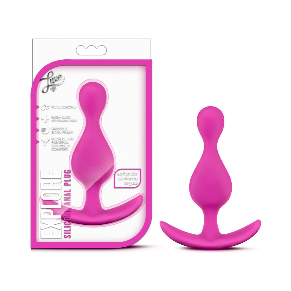 Blush Luxe Explore Silicone Anal Plug Pink