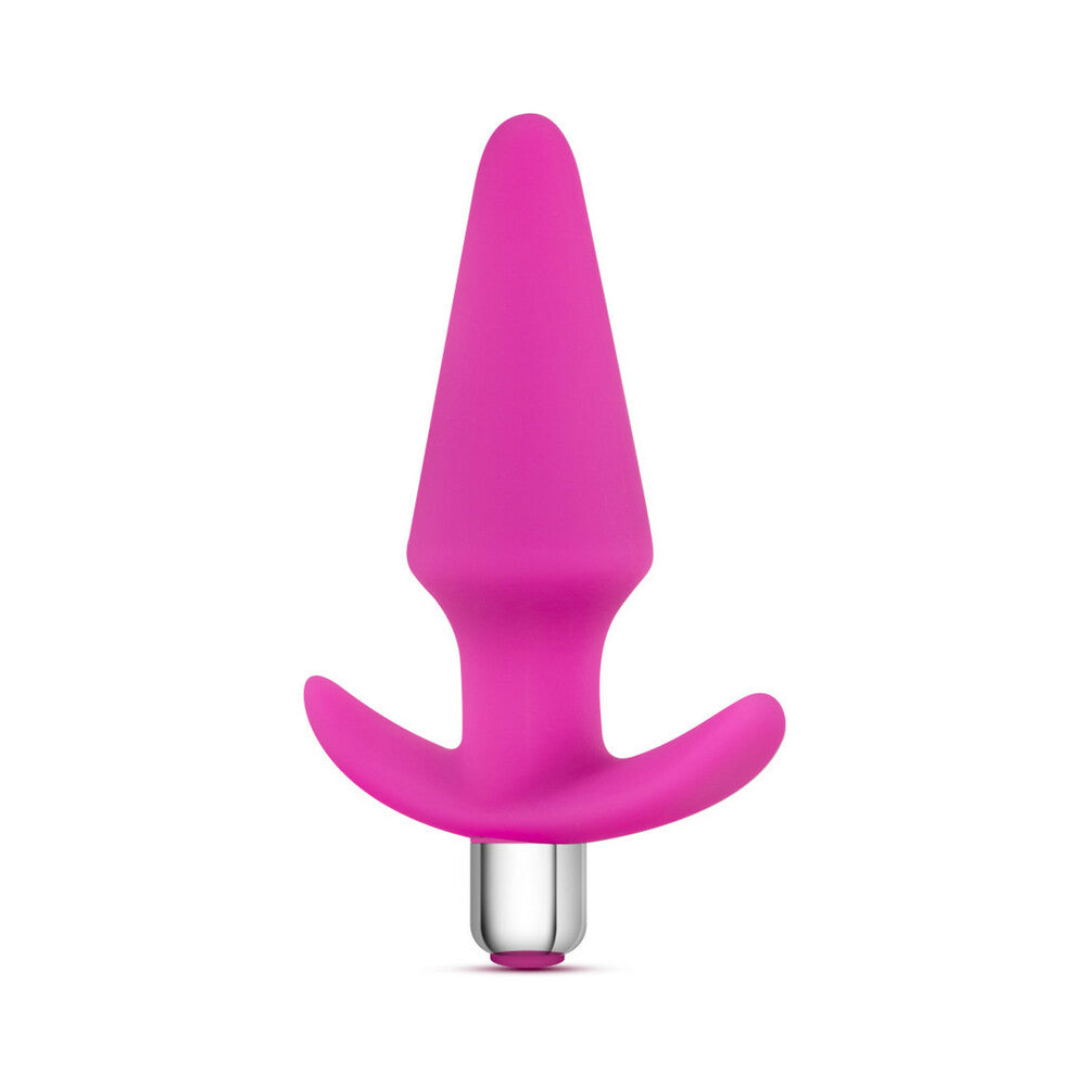 Blush Luxe Discover Vibrating Silicone Anal Plug Pink