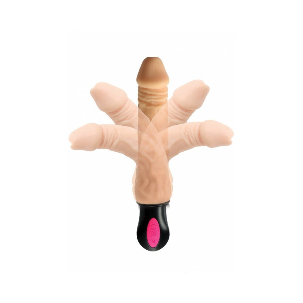 Skinsations Vibra-Flex Heat Seeker Flexible/Warming Dildo 12 Function