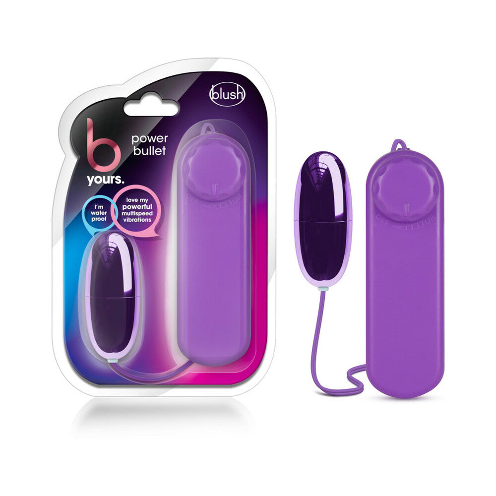 Blush B Yours Power Bullet Remote-Controlled Egg Vibrator Purple