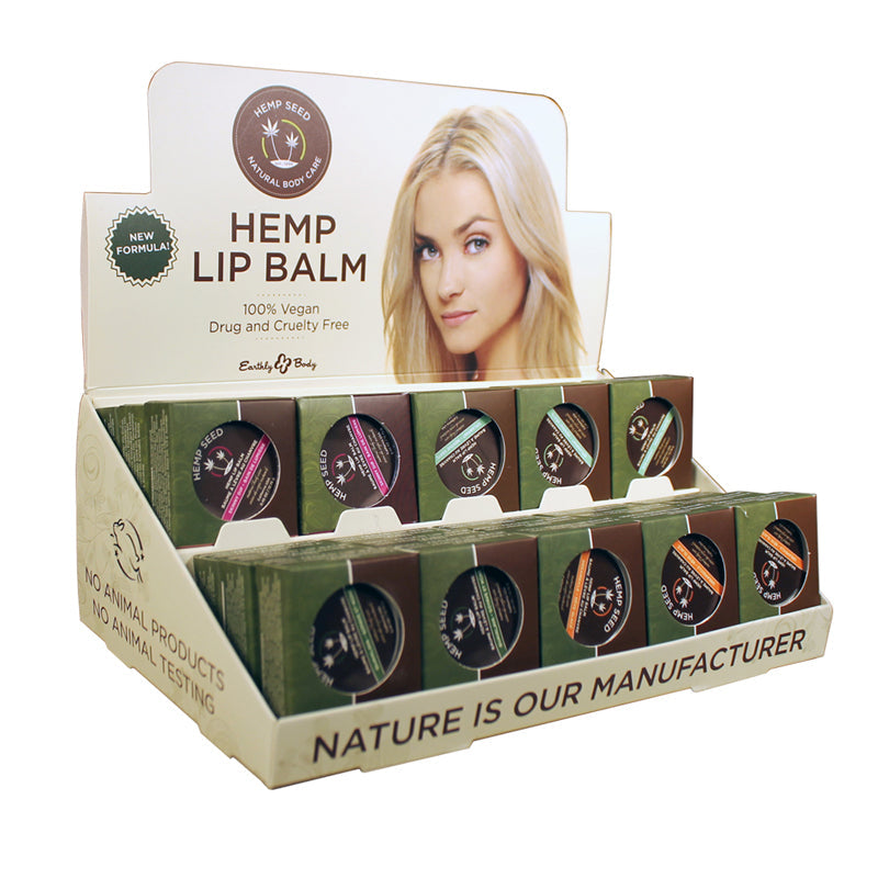 EB Hemp Lip Pot Asst DP (30pc)