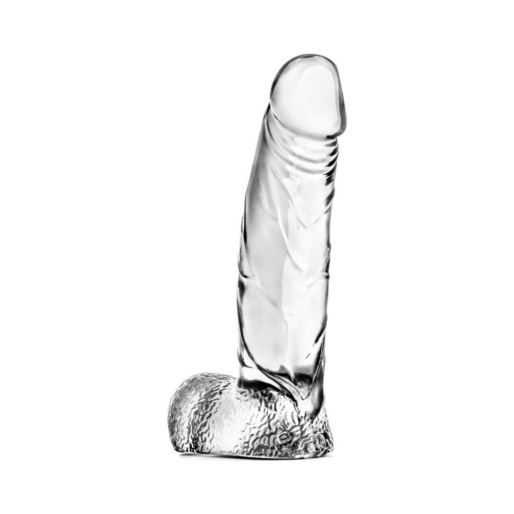 Blush Naturally Yours Ding Dong Realistic 5.5 in. Dildo with Balls Clear