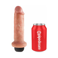 Pipedream King Cock 6 in. Squirting Cock Realistic Dildo Beige