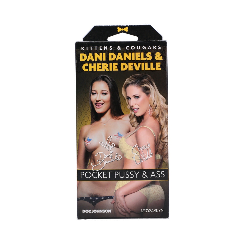 Kittens & Cougars Dani Daniels - Pussy (Kitten) & Cherie DeVille - Ass (Cougar)